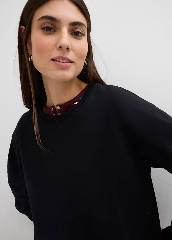 Sweat-shirt de grossesse et d&rsquo;allaitement 100% coton, bonprix