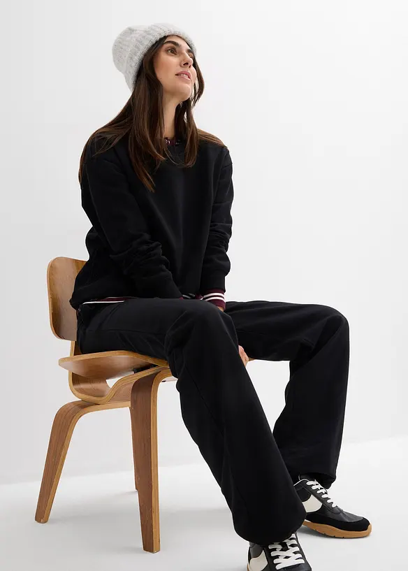 Sweat-shirt de grossesse et d&rsquo;allaitement 100% coton, bonprix