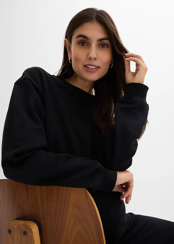 Sweat-shirt de grossesse et d&rsquo;allaitement 100% coton, bonprix