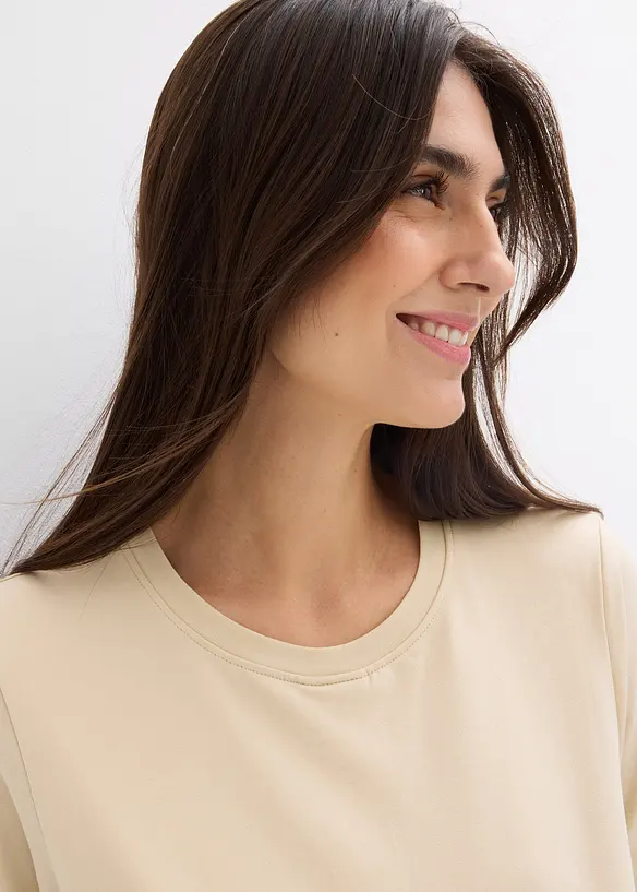 Umstands- und Stillshirts aus reiner Bio-Baumwolle (2er Pack), bonprix