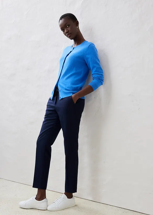 Strickjacke mit Seidenanteil, bonprix