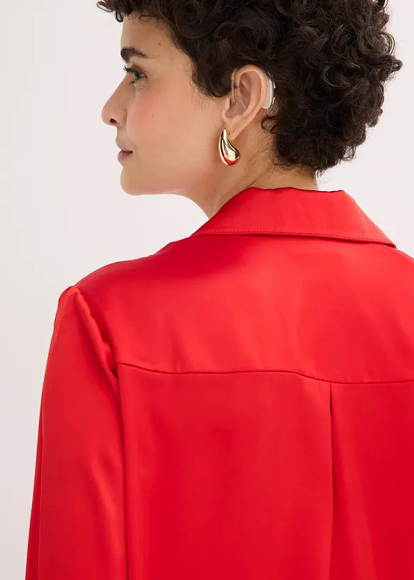 Bluse aus feinem Satin, bonprix