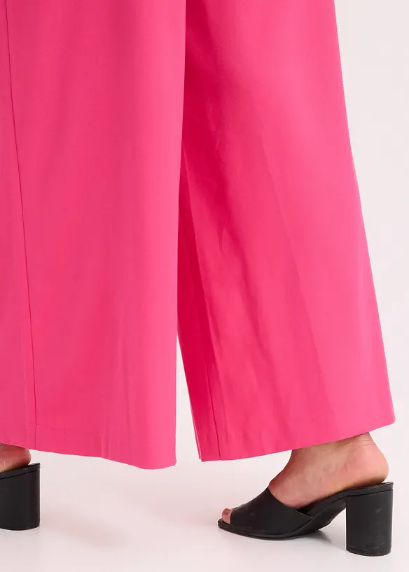 Pantalon &agrave; pinces avec ceinture (ens. 2 pces), bonprix