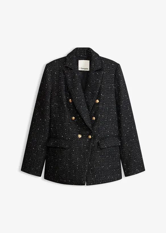 zweireihiger Boucl&eacute;-Blazer, bonprix