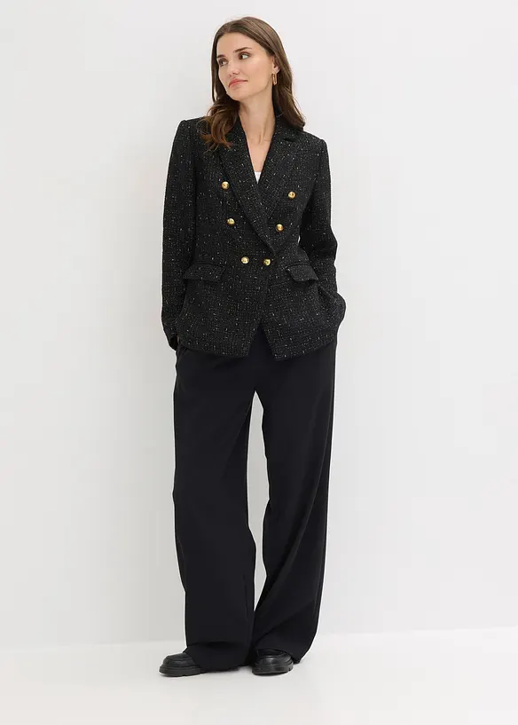 zweireihiger Boucl&eacute;-Blazer, bonprix