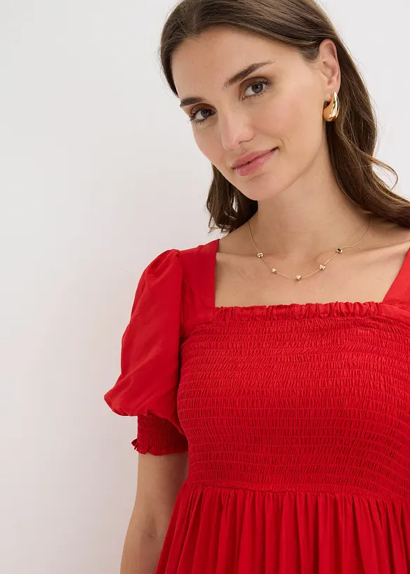 Midikleid aus reiner Viskose, bonprix