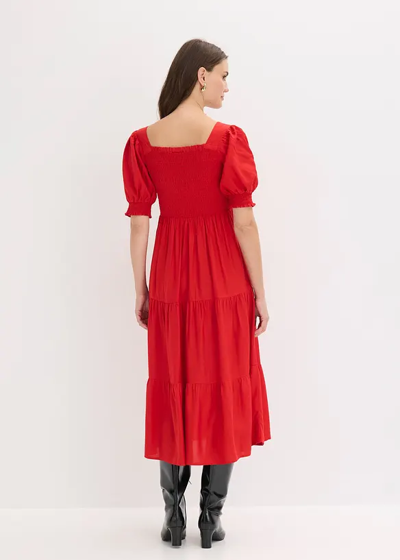 Midikleid aus reiner Viskose, bonprix