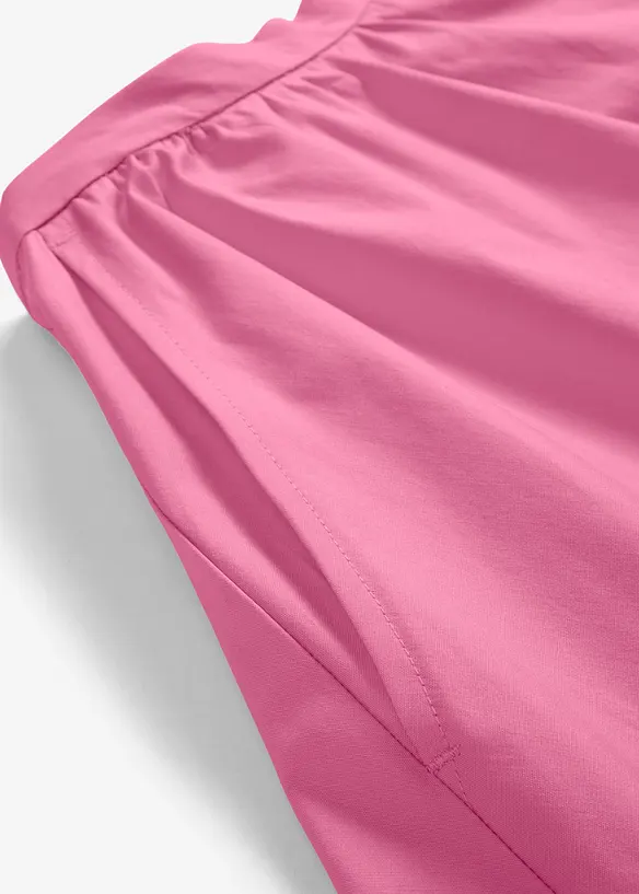 Jupe midi en coton extensible, bonprix