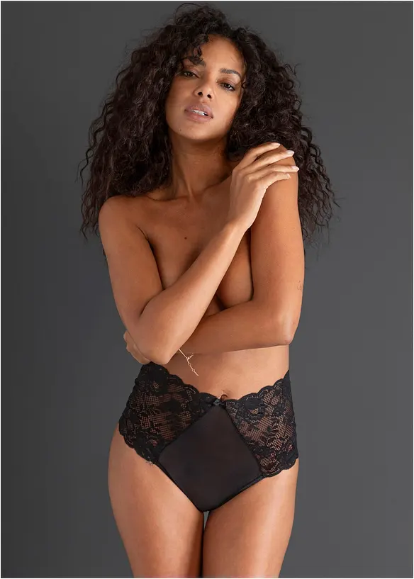 String taille haute et ouvert avec cha&icirc;ne amovible, bonprix