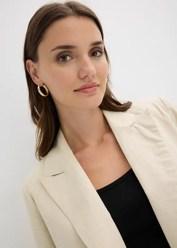 Blazer aus Leinen-Mix, bonprix