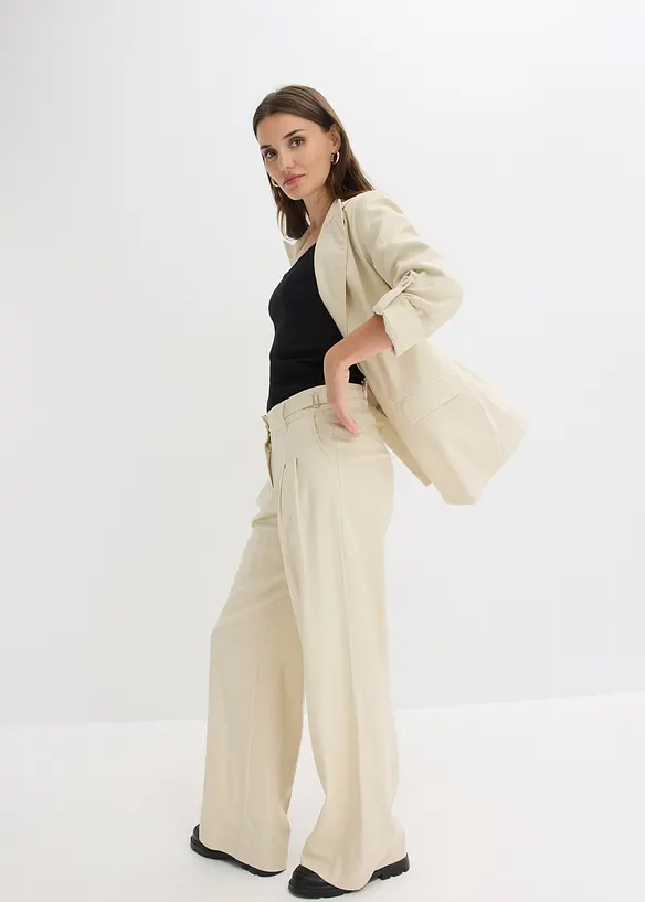 Blazer aus Leinen-Mix, bonprix