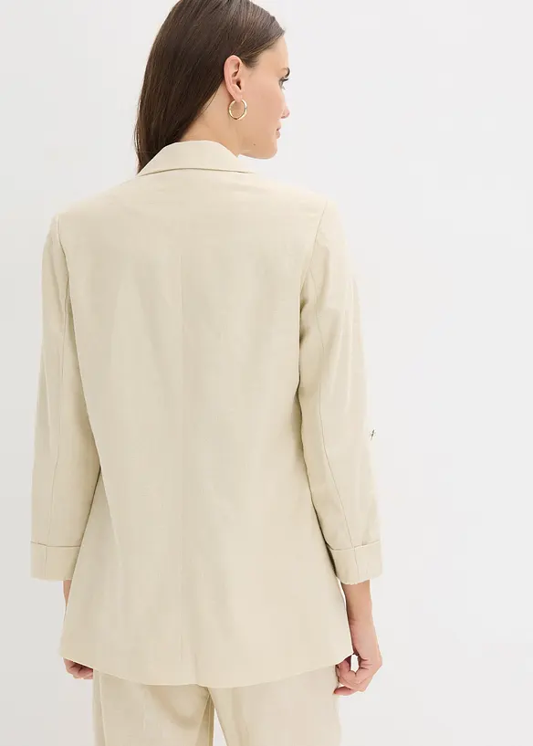 Blazer aus Leinen-Mix, bonprix