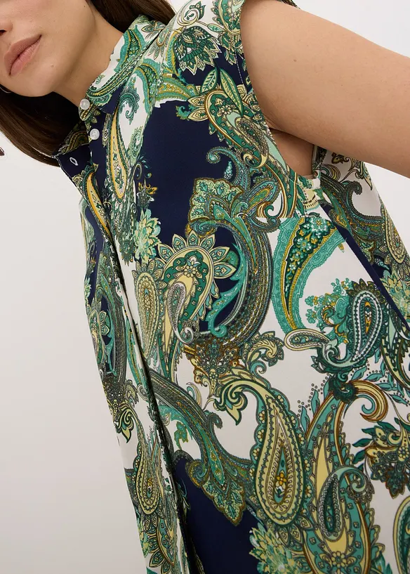 Chemisier imprim&eacute; en viscose fluide, bonprix