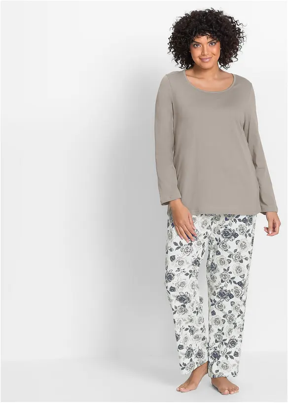 Pyjama aus reiner Bio-Baumwolle, bonprix
