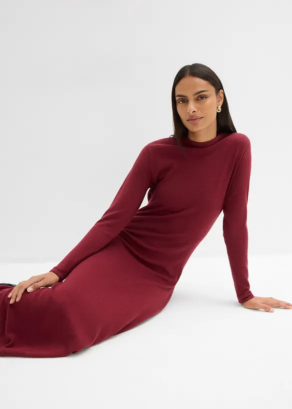 Robe longue en maille fine avec cachemire, bonprix