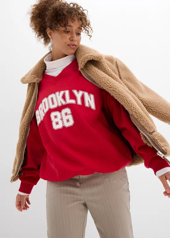 Sweat-shirt oversize et doux, bonprix