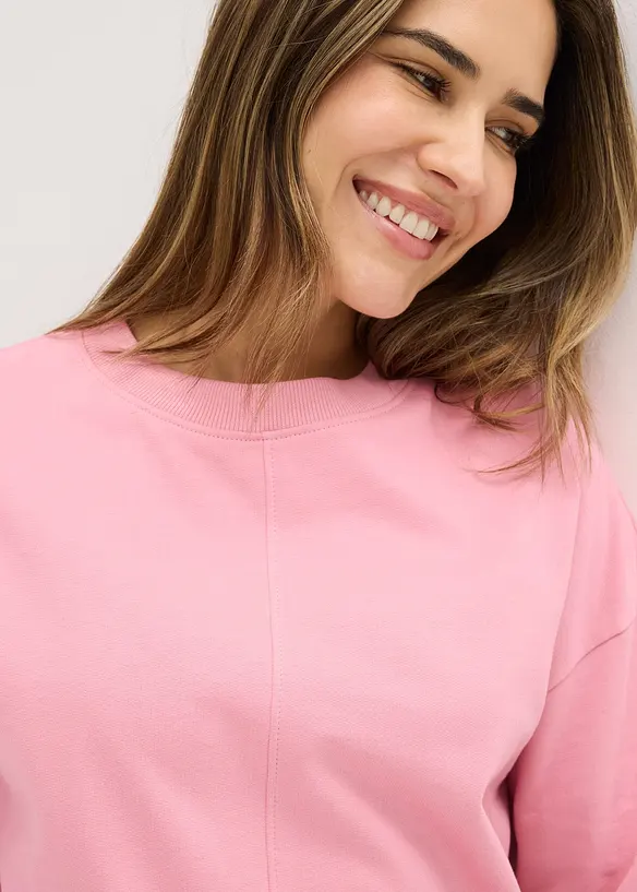 Sweat Hausanzug mit Biesen, bonprix