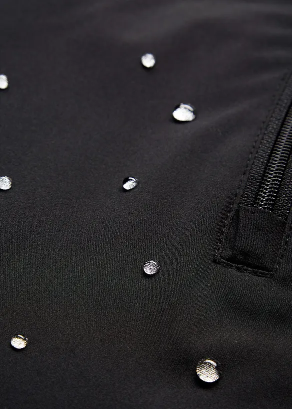 Pantalon de ski thermo fonctionnel coupe haute avec taille confortable, &eacute;tanche, Straight, bonprix