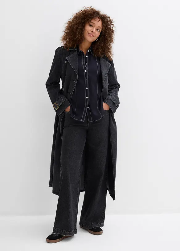 Bluse aus flie&szlig;ender Viskose, bonprix