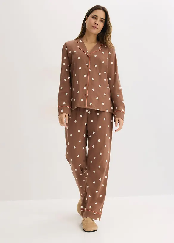 Pyjama aus weicher Baumwolle, bonprix