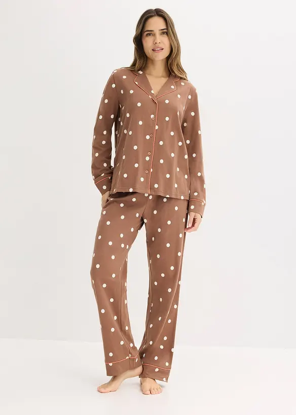 Pyjama aus weicher Baumwolle, bonprix