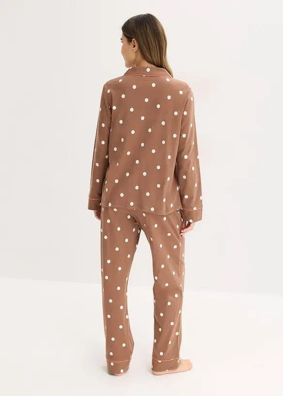 Pyjama aus weicher Baumwolle, bonprix