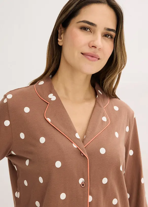 Pyjama aus weicher Baumwolle, bonprix