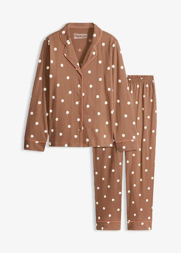 Pyjama aus weicher Baumwolle, bonprix