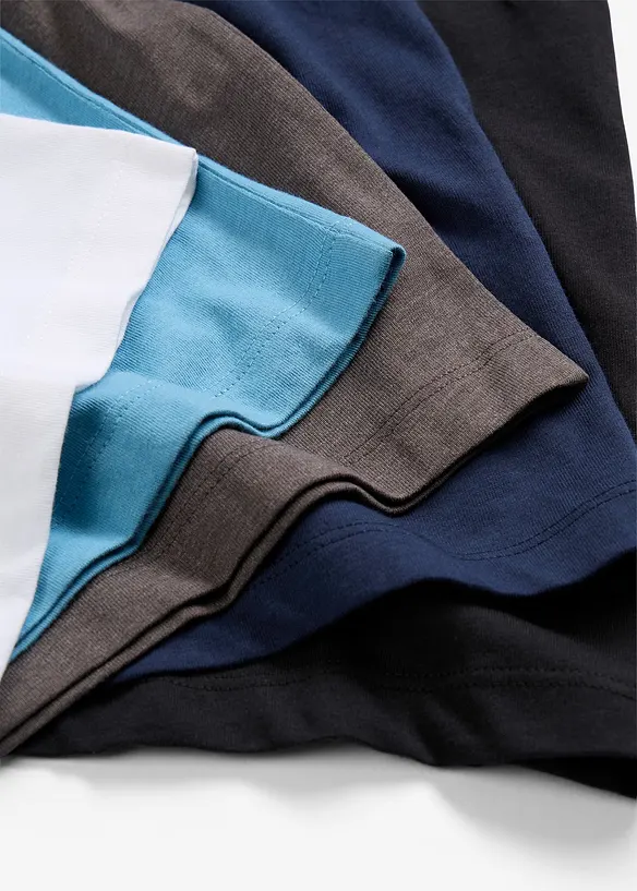 Lot de 5 T-shirts manches longues, bonprix