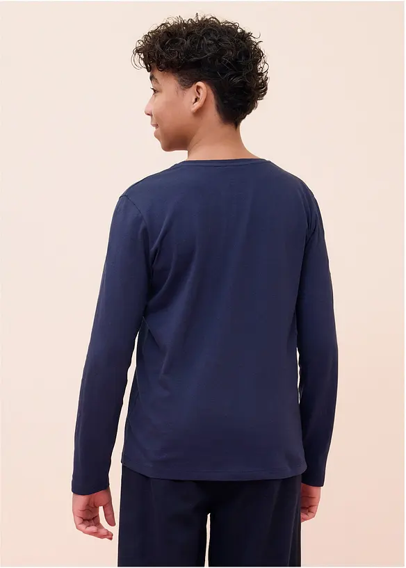 Lot de 5 T-shirts manches longues, bonprix