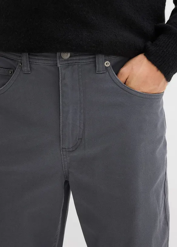 Pantalon extensible classique &agrave; taille &eacute;lastiqu&eacute;e, droit, bonprix