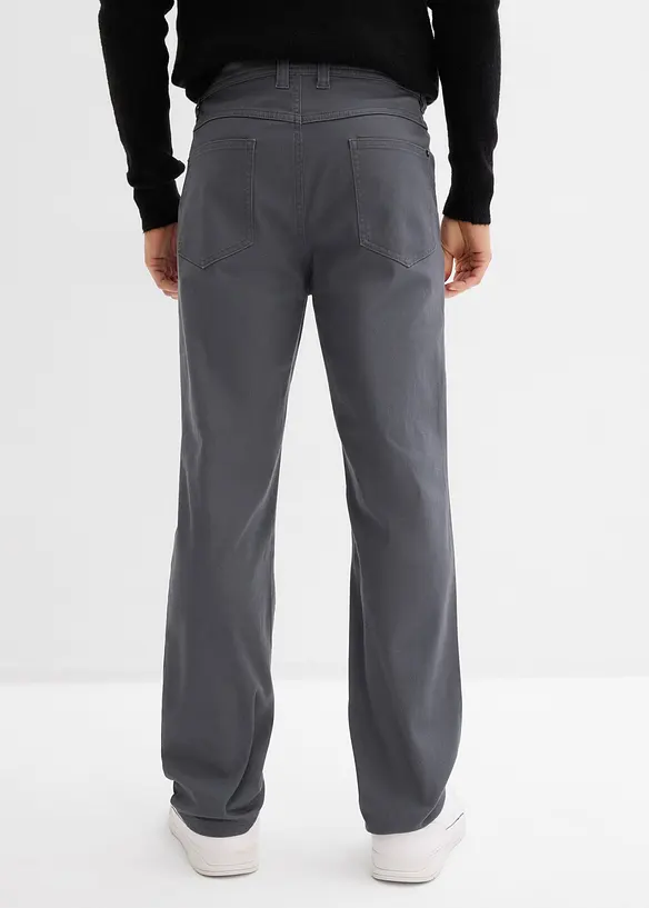 Pantalon extensible classique &agrave; taille &eacute;lastiqu&eacute;e, droit, bonprix