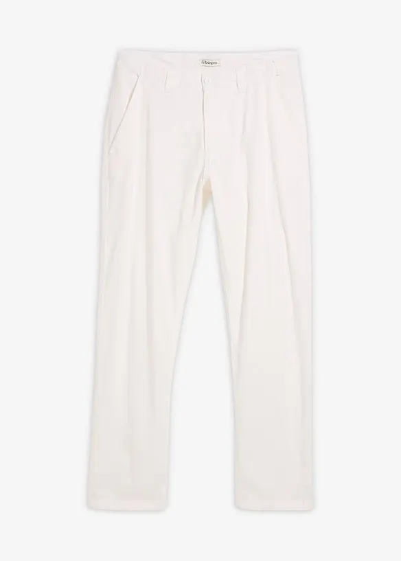 Pantalon chino Regular, 100% lin, droit, bonprix