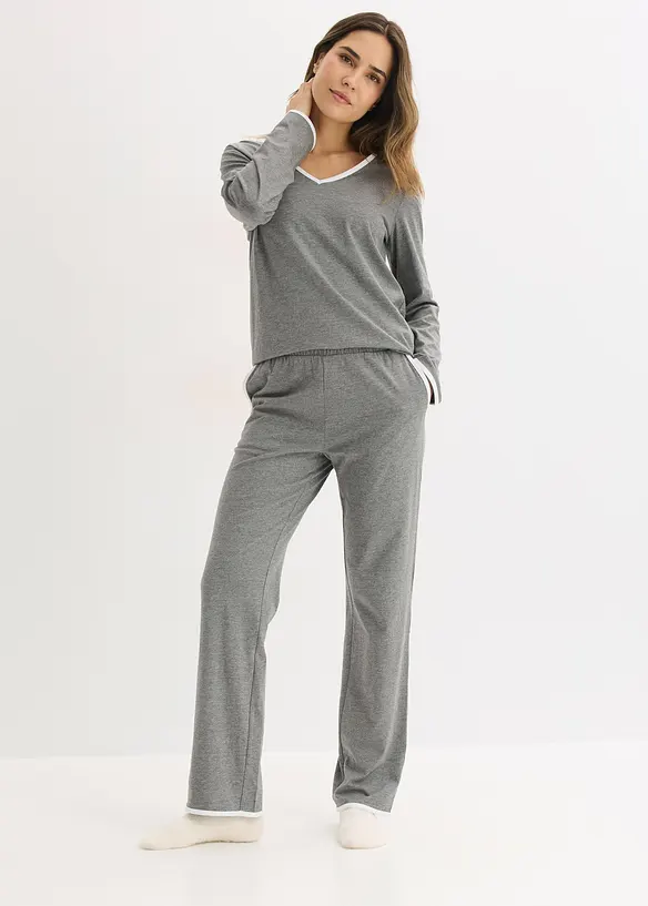 Pyjama aus reiner Baumwolle, bonprix
