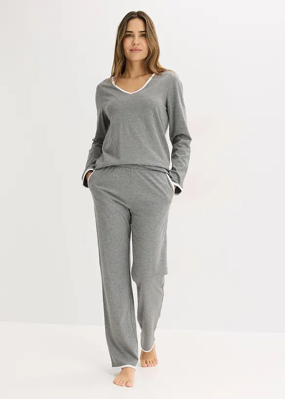 Pyjama aus reiner Baumwolle, bonprix