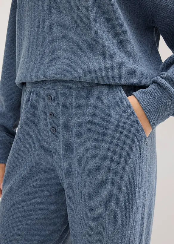 Hausanzug aus softem Waffeljersey, bonprix