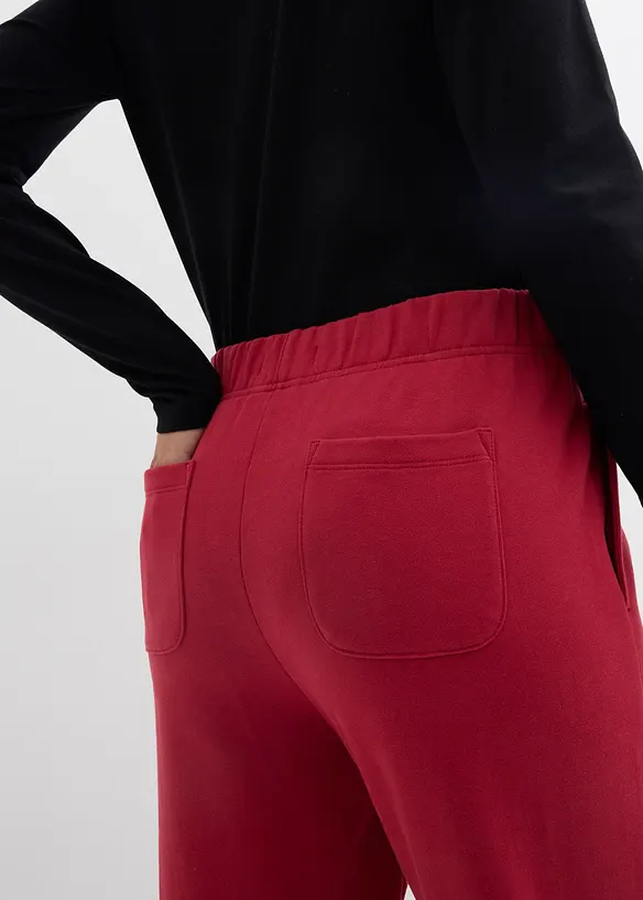 Lot de 2 pantalons sweat 100% coton, bonprix