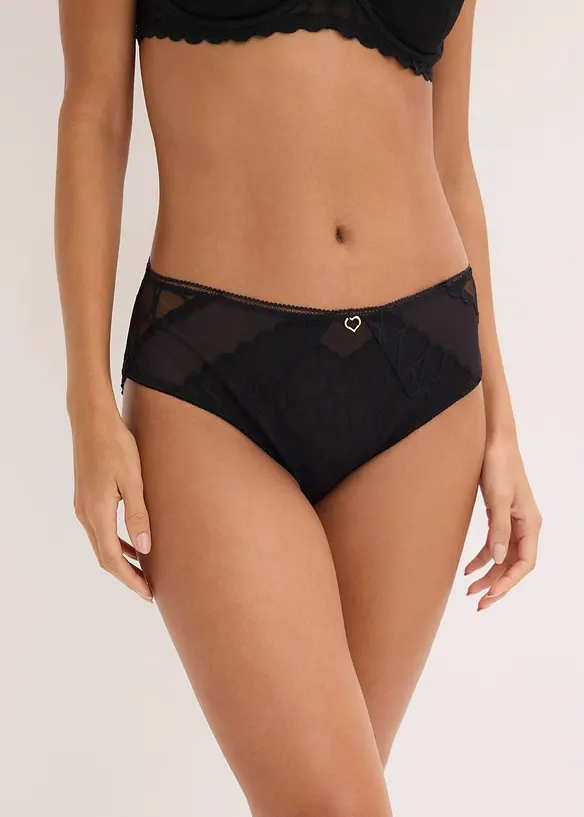 Slip maxi avec dentelle, bonprix