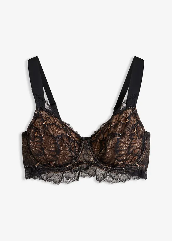 Soutien-gorge minimiseur &agrave; bretelles rembourr&eacute;es, bonprix