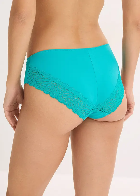 Lot de 4 culottes avec dentelle, bonprix