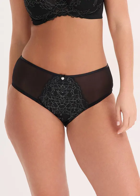 Slip maxi avec dentelle, bonprix