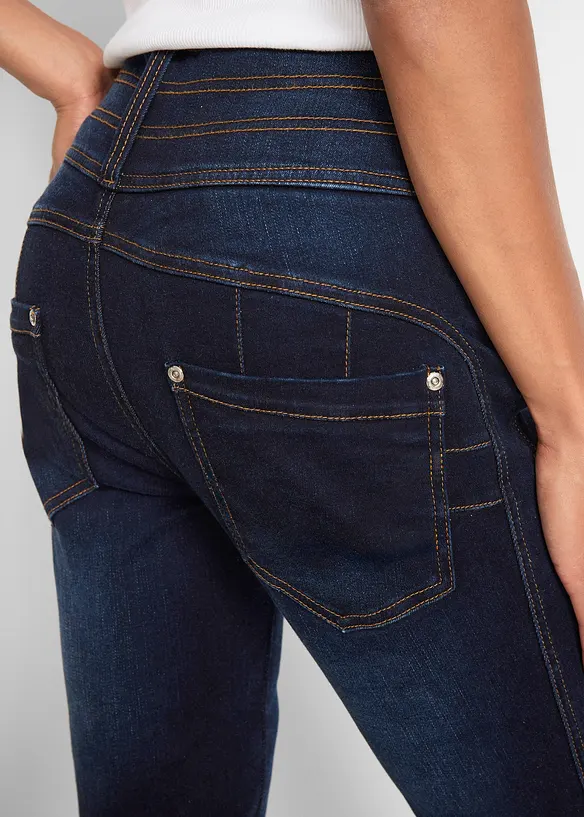 Jean bootcut taille haute, sculptant, bonprix