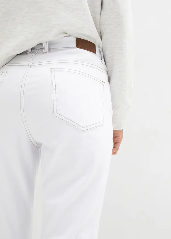 Jean droit taille normale, extensible, bonprix