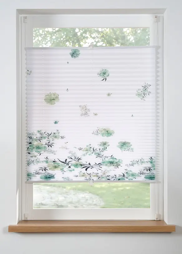 Store pliss&eacute; avec imprim&eacute; floral, bonprix