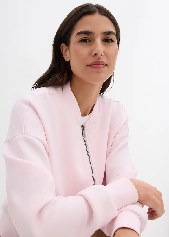 Sweatblouson aus softem Viskose-Mix, bonprix