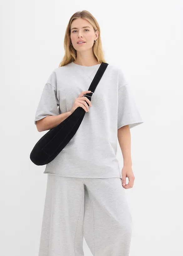 T-shirt long sweat 100% coton, bonprix