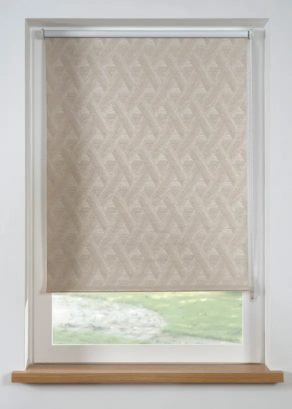 Store enrouleur occultant avec un motif jacquard graphique, bonprix