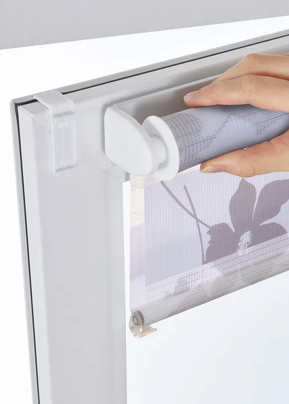 Doppelrollo mit Blumen Druck, bonprix