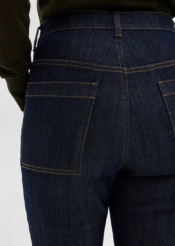 Jean bootcut taille haute &eacute;lastiqu&eacute;e, bonprix