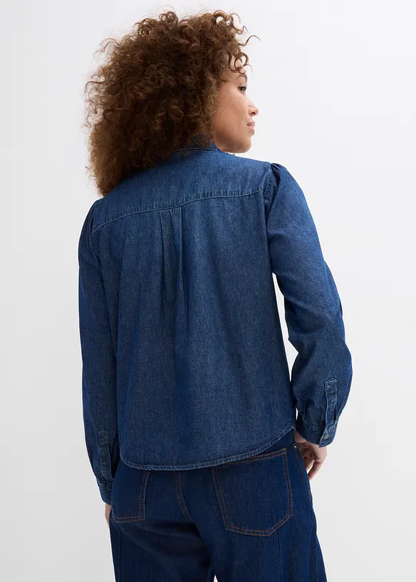 Blouse en jean, bonprix